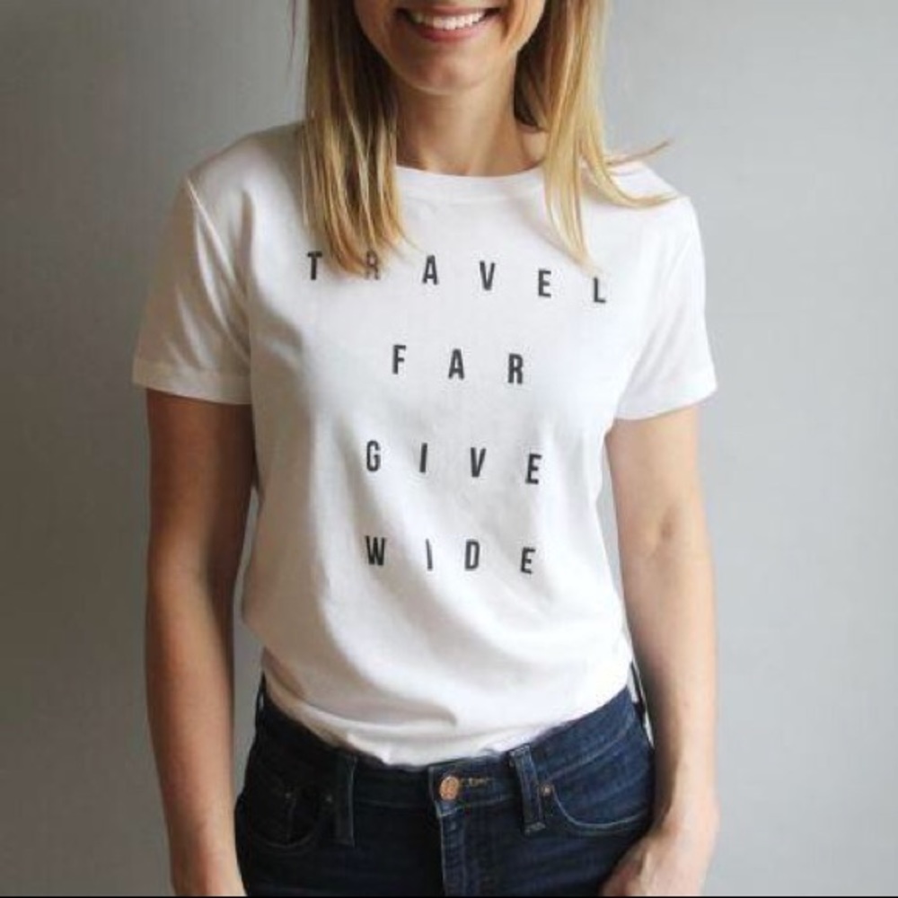 Travel Far Give Wide Tee - Picture 1 of 8